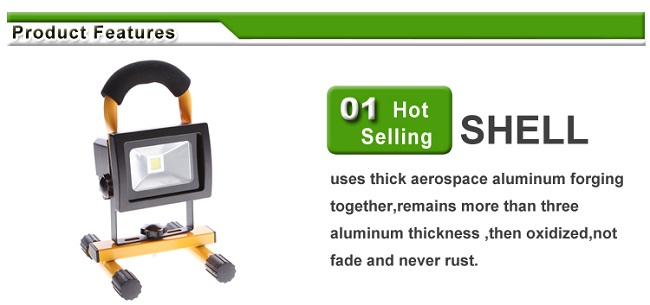 Super Bright Outdoor Portable Led Rechargeable Floodlight