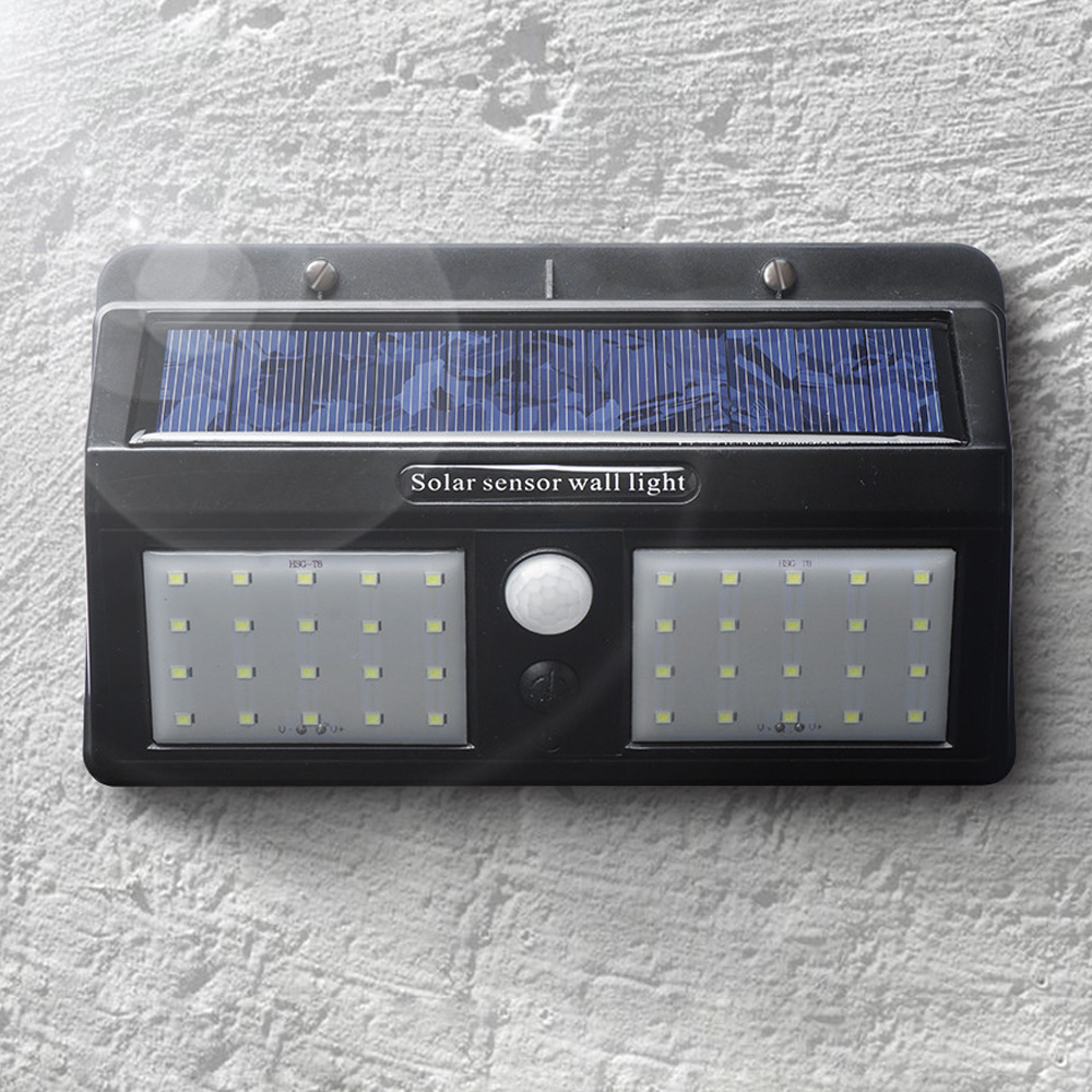 Solar Led Wall Light 40 leds IP65 Solar PIR Sensor Wall Light for Outdoor