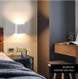 6w Wall Sconce LED Up Down Wall Light Aluminum Wall Lamp AC110V AC220V Indoor Wall Lighting For Bedroom Living Corridor