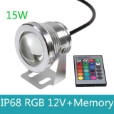 16 Colors RGB LED Underwater Fountain Light for Ponds Swimming Pool Aquarium Tank Waterproof with Memory